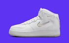 Men's $160 NIKE AIR FORCE 1 MID '07 Running Shoes White AUTHENTIC NEW DZ2672-101