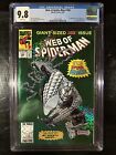 Web of Spider-Man #100 CGC 9.8 (Marvel 1993)  WP!  1st Spider-Armor!  Foil cover