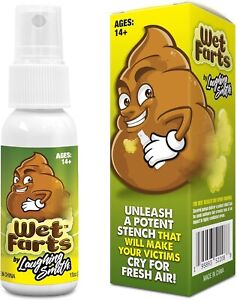 Laughing Smith - Wet Farts - Potent Stink Spray - Extra Strong Stink - Prank Gag