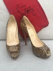 Celebrity Owned Kirstie Alley Christian Louboutin Platform Shoes 41