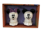 Disney Halloween Ghost Mickey Mouse & Minnie Mouse Ghost Salt And Pepper Shakers