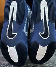 mens Nike Takedowns wrestling shoes size 11 Navy/white/black