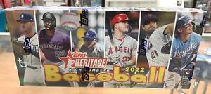 2022 Topps Heritage High Number HOBBY BOX One Autograph/Relic FACTORY SEALED F/S