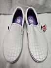 Vans x Ghostly Reflective Classic Slip On White Mens Size 11.5 New In Box! RARE!