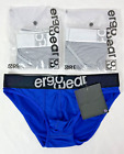 Lot of 3 - Men's ErgoWear - HIP Bikini Underwear - MEDIUM - Blue/Storm Grey -NWT