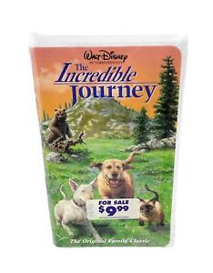 New ListingWalt Disney The Incredible Journey Family Classic White Clamshell VHS Tape