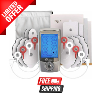 Rechargeable Portable Compact Tens Unit Muscle Stimulator Pulse Massager Device