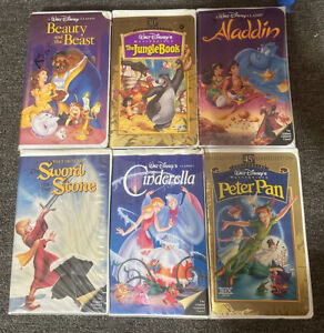 Disney Classic VHS Collection - Lot of 6 - Children's Movies