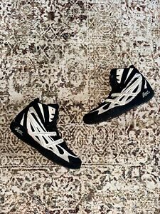 ASICS Ultraflex Wrestling Shoes Black/White. Rare Vintage Size 9. Rulon Exeo Lot