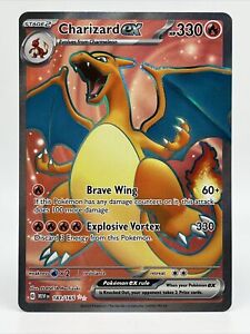 Pokémon TCG Charizard ex Scarlet & Violet-151 183/165 Holo Ultra Rare