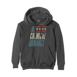 Men's My Chemical Romance Raceway Hooded Sweatshirt X-Large Charcoal