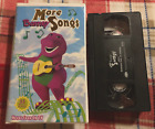 MORE BARNEY SONGS [1999] {Kids Motion} | Canadian Clamshell VHS TAPE, Tested