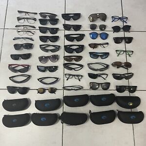 Lot of (42) Costa, Nike, Revo, RayBan, Oakley, Liberty  Sunglasses/Eyeglass