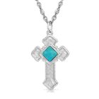 Montana Silversmiths Fine Silver Prosperity in Faith Cross Necklace NEW MSRP $80