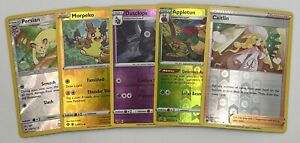 Authentic Pokemon TCG Assorted Reverse Holo Card Lot - 50 Reverse Holo Cards!