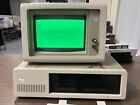 Vintage IBM XT Personal Computer +MONITOR +All Manual &5.25 Floppy Dis.Powers On