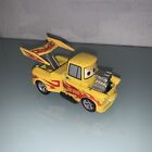 Disney Cars DISNEY STORE 1:43 SCALE Diecast - HOT ROD FUNNY CAR YELLOW MATER