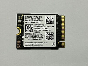 SAMSUNG PM991a MZ-9LQ1T0B 1TB M.2 2230 SSD NVMe PCIe For Surface Steam Deck PC