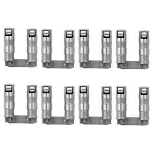 16Pcs Hydraulic Roller Link Bar Lifters For Chevy SBC Small Block 350