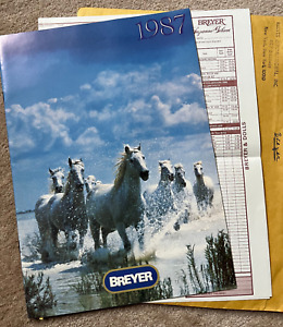Breyer Horse Dealer Catalog 1987-Reeves- Price Sheet-MINT-Marguerite Henry Intro