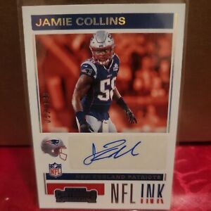 Jamie Collins 2019 Panini Contenders NFL Ink Auto /199 Patriots