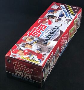 2021 Topps Baseball Complete Hobby Factory Sealed Set 665 Cards ~ Series 1&2