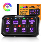 AUXBEAM RGB 8 Gang Switch Panel Light Bar Relay System For Can-Am Maverick X3