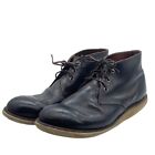 RED WING SHOES 3141 Black Leather Work Chukka Boots 12 Briar Oil Slick 46 12D