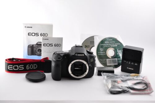 [MINT Count 996] Canon EOS 60D 18.0MP Digital SLR DSRL Camera Black Body FF1655