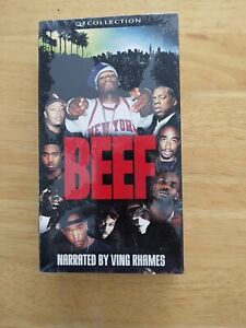 Beef (VHS) Brand New In Wrapper B45 DMX 50 CENT
