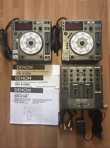 Denon DN-S1000 (x2) and Denon DN-X100