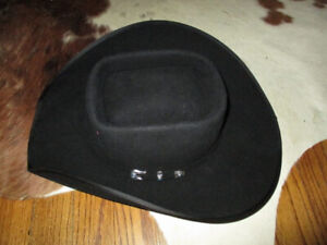 CINCH Blue Label Black Felt Cowboy Hat 4