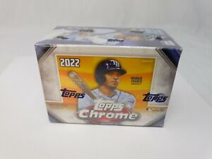 2022 Topps Chrome MLB Baseball Trading Card Blaster Box Factory Sealed.