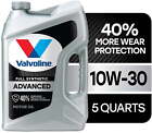 Valvoline Advanced Full Synthetic 10W-30 Motor Oil 5 QT