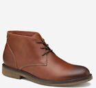 Men Johnston & Murphy Copeland Chukka Boots Red Brown Oiled Water Resistant