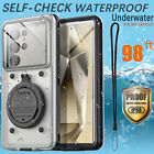 Self-Check Waterproof Case Cover for Samsung Galaxy S24 S23 S22 Ultra A54 A15 5G