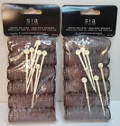 Sia Le Salon 12 Large Brush Hair Rollers Curlers 3