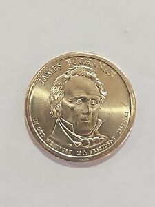 2010 D James Buchanan Presidential Dollar Brilliant Uncirculated Coin!