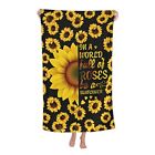 Sunflowers Microfiber Beach Towel Oversized Quick Dry Bath Towels Gift for Wo...
