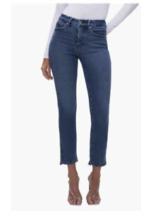 Good American Jeans 6 /28 Good Legs Straight High Rise Waist Stretch NEW $129