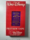New ListingWalt Disney Preview VHS Tape Ducktales The Movie Treasure of The Lost Lamp
