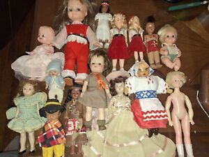 Lot Of 15 Antique/Vintage Dolls Some Vary Old
