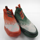 Miami Hurricanes adidas Basketball Shoe Men's Green/Orange New