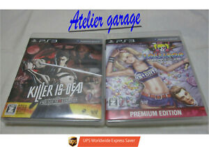 USED English Ready PS3 KILLER IS DEAD + LOLLIPOP CHAINSAW PREMIUM EDITION 2 Set