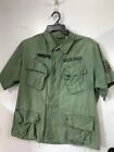 REAL VIETNAM WAR Pre- 1967 MODEL JUNGLE FATIGUE U.S. AIR FORCE JACKET WITH PATCH
