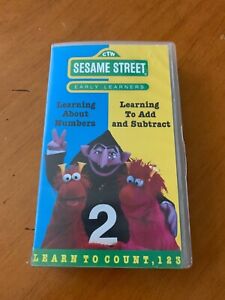 SESAME STREET - 123 COUNT WITH ME VHS VIDEO