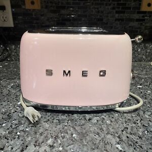 New ListingSmeg TSF01PKUS Pink 50's Retro Style 2 Slice Toaster bubble gum - Parts/repair