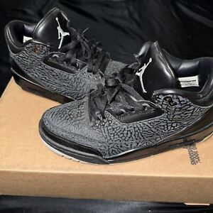 Size 8.5 - Air Jordan 3 Retro Black Flip