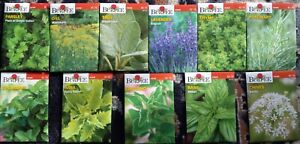 Mixed Lot 24 packs Assorted Herb Burpee Seeds packed 2023