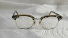 Vintage Shuron Green Frame Cat Eye Eyeglasses 5 1/4 U.S.A.